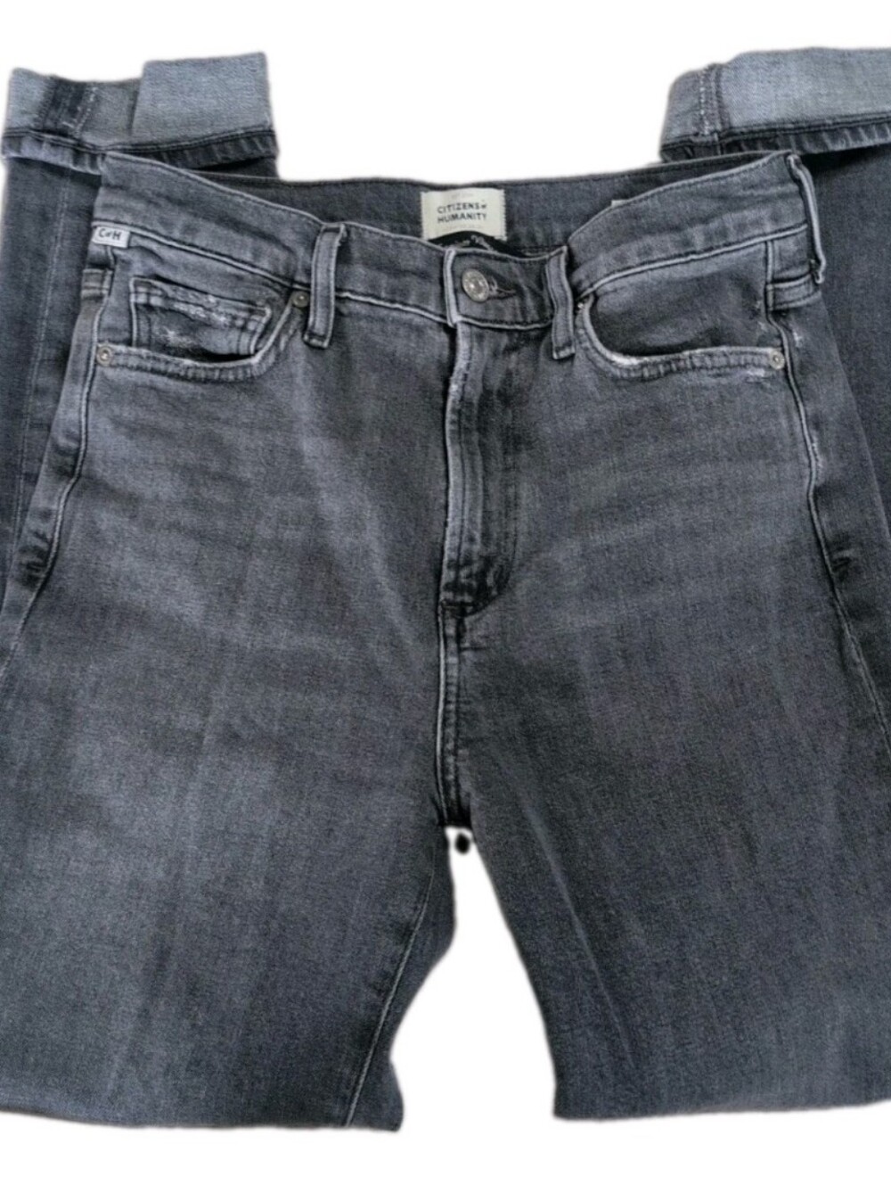 Citizens Of Humanity Olivia Jeans Womens Size 2 (EU 26) Gray Mid Rise Slim Denim
